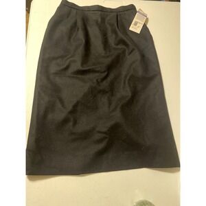 Pendleton Classic Black womens'  Virgin Wool Pencil Skirt Made in USA NWT Size 6